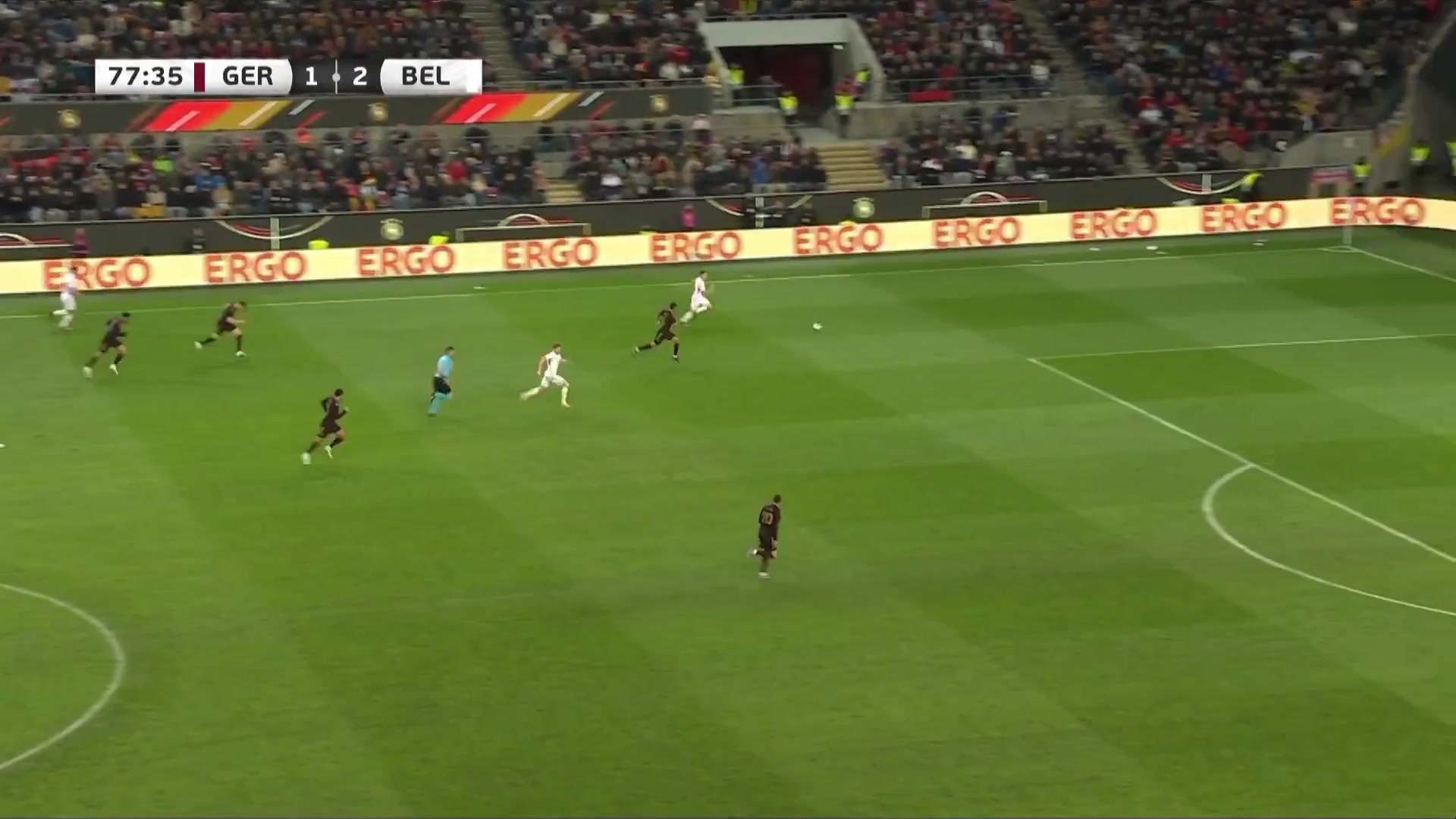 比利时3-1领先德国！特罗萨德助攻，德布劳内破门