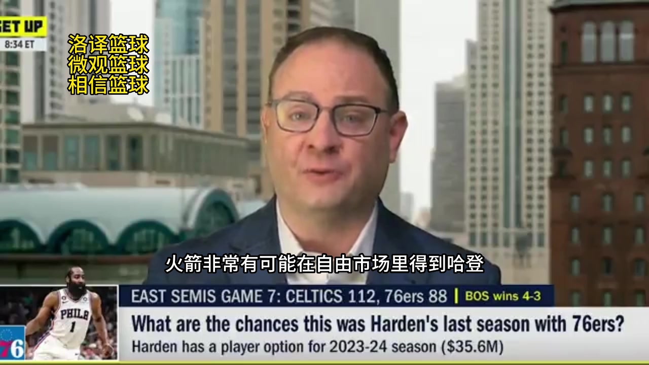 Woj：火箭就算拿下状元签得到文班 都会极力追求哈登