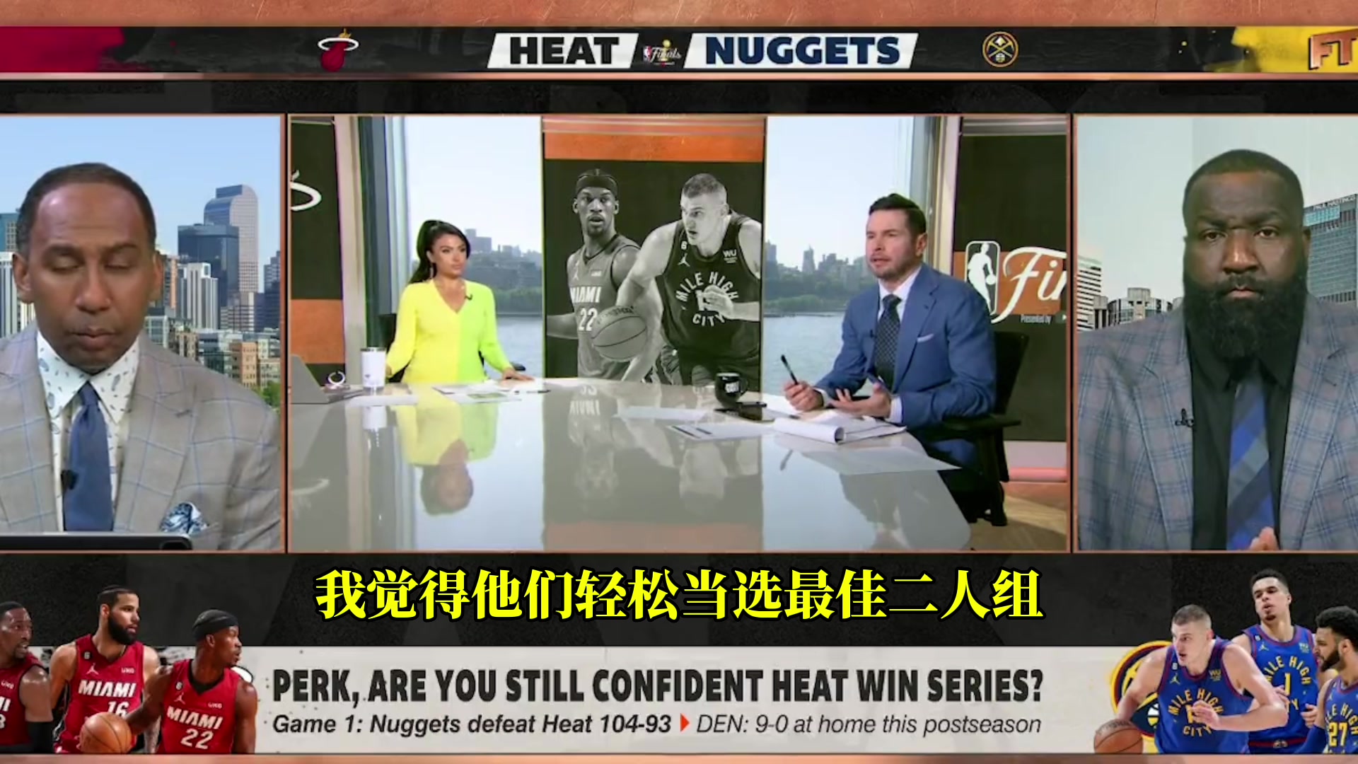 谁赞成 谁反对？JJ-雷迪克：约基奇和穆雷是联盟最佳二人组