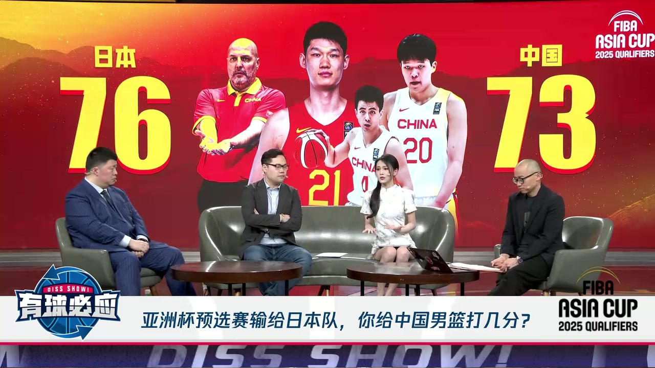 王猛：中国男篮昨晚的表现不及格 只能给5分