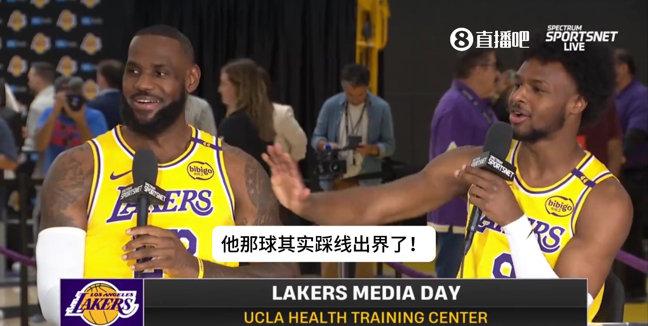 训练中对位曾互飚垃圾话！老詹和布朗尼一谈起这事又拌起了嘴????