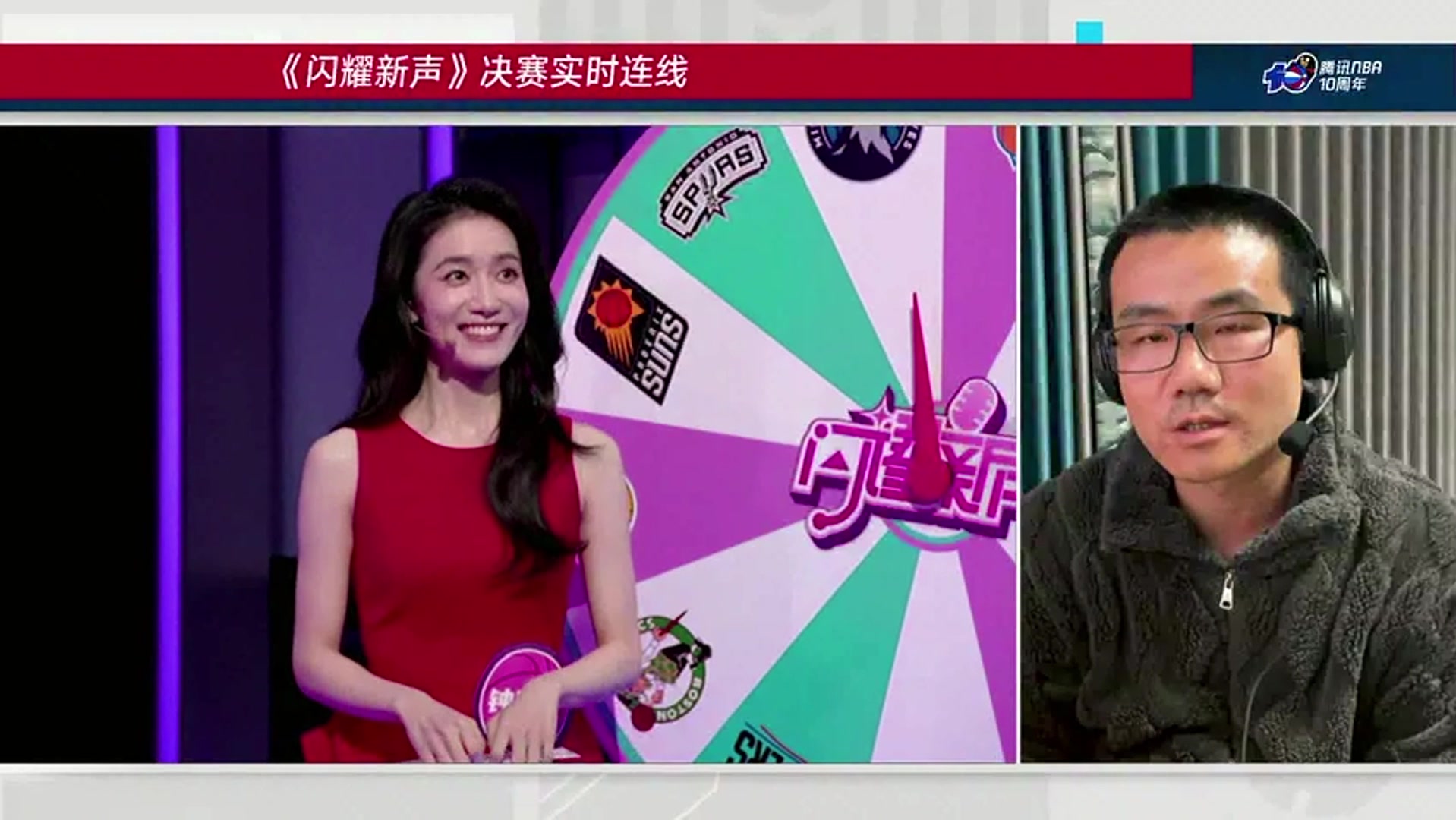 送分题吐饼????徐静雨问哪支球队是红色的？女主播一时竟答不上来