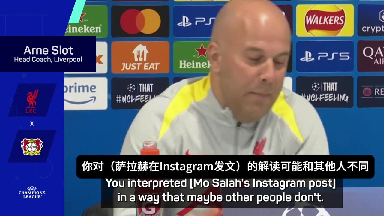斯洛特：萨拉赫可以像C罗梅西那样保持高水平的！????