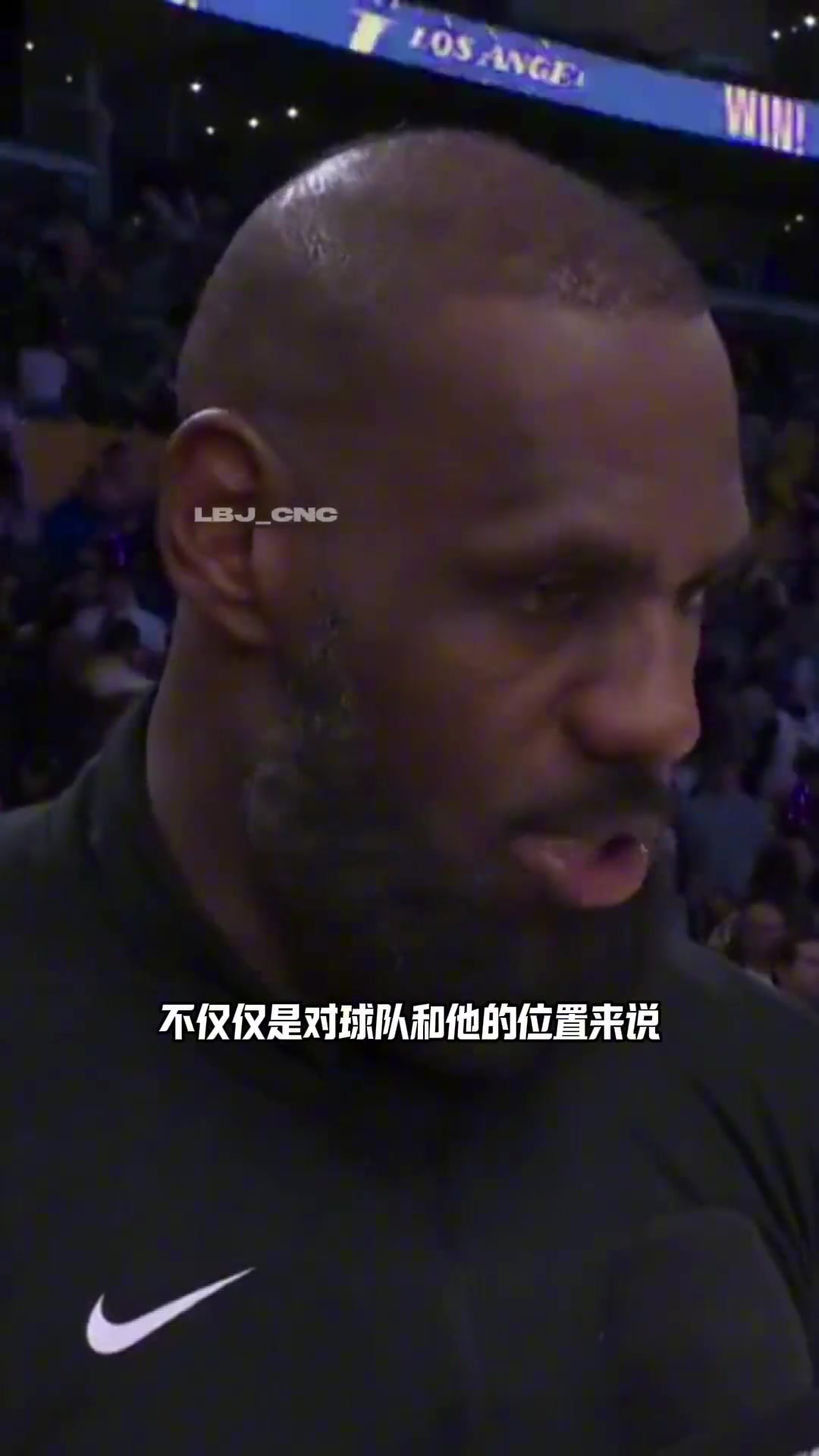 ????詹姆斯赛后采访说东契奇越来越舒适越来越好