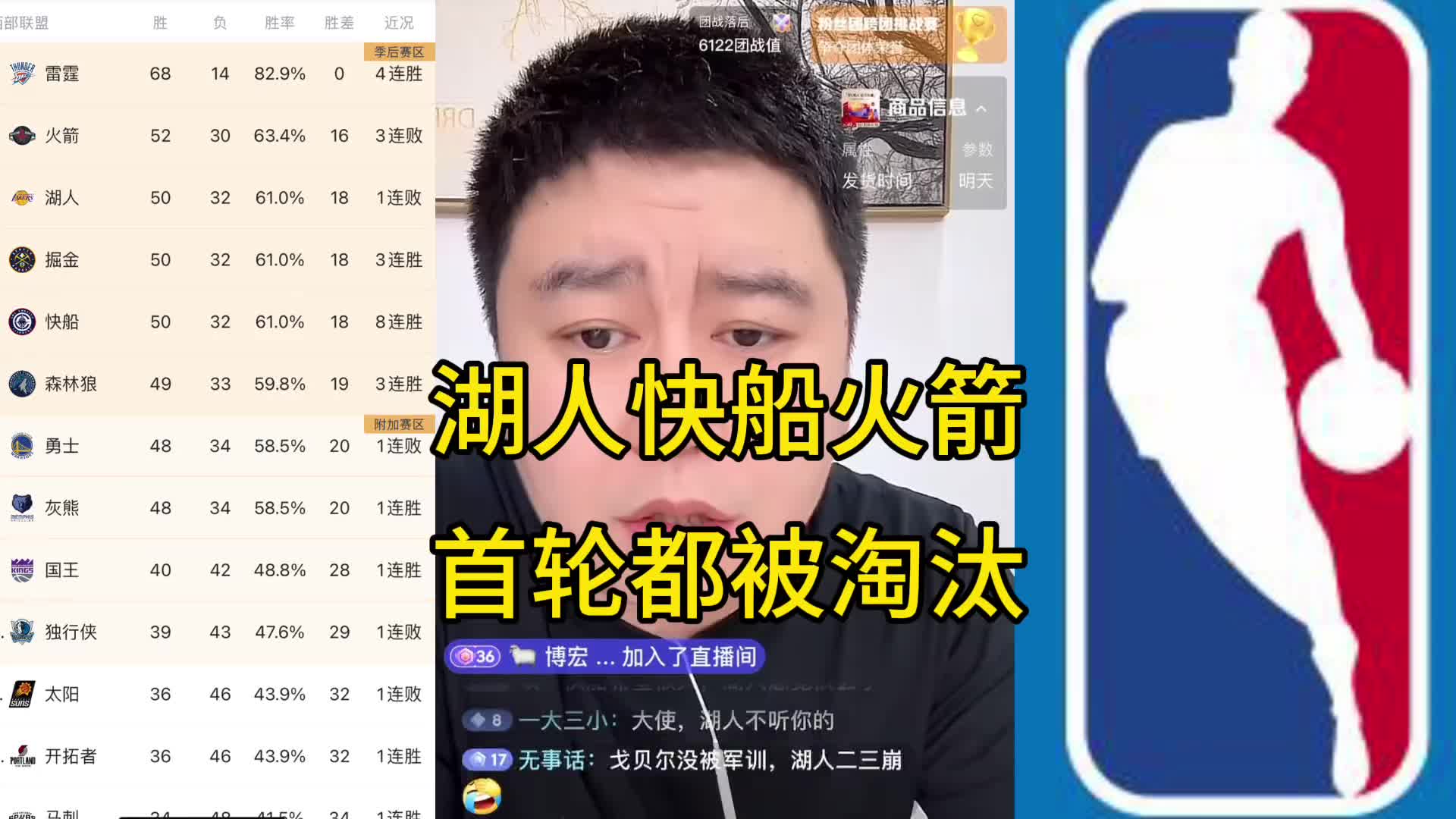 ?全奶死了！大史季后赛前：湖船火全部首轮游？不可能！做梦！