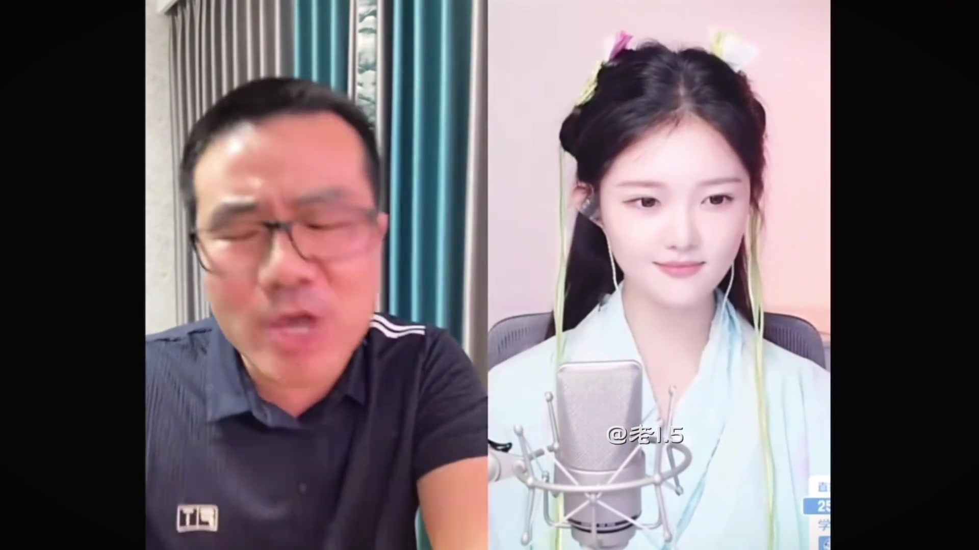 要把人笑死！徐静雨直播连线美女，深情对唱《月亮之上》?