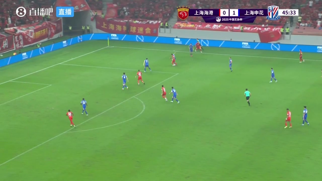 带球进场！申花门将出击失误加布里埃尔破门，海港1-1申花