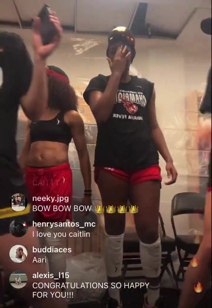 WNBA的妹子真会玩！狂热队夺得总裁杯后，对着镜头扭臀庆祝！