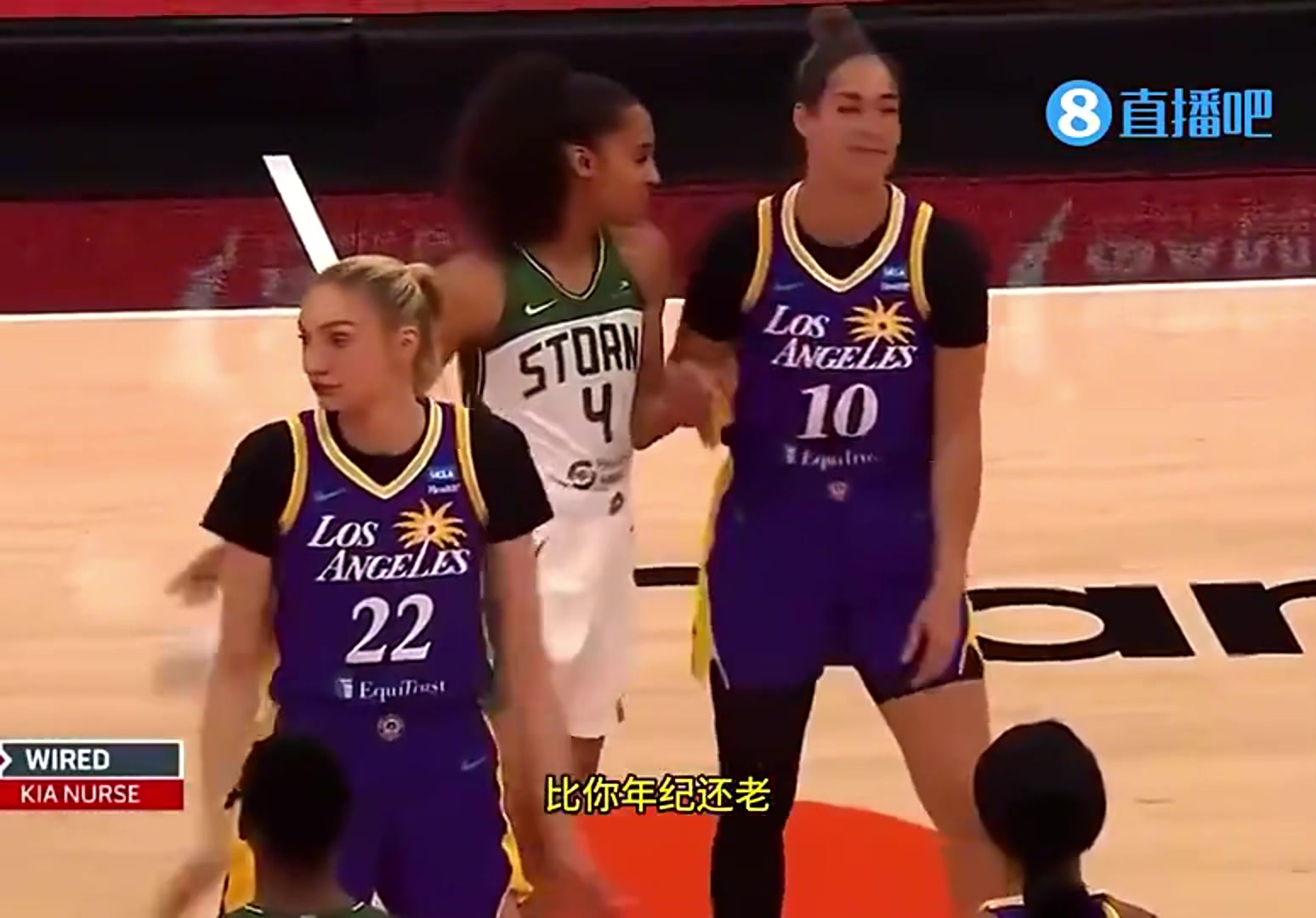 ?太污了！！WNBA妹子赛场原声：我的那个地方已经老了！