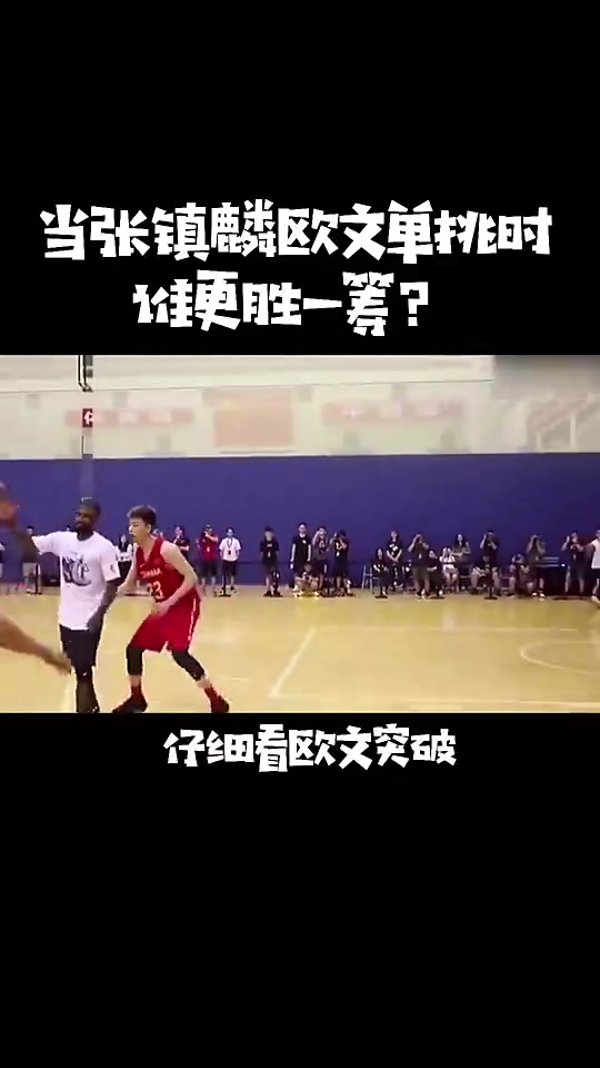欧文vs张镇麟，感觉德鲁同学都没咋发力比赛就结束了?