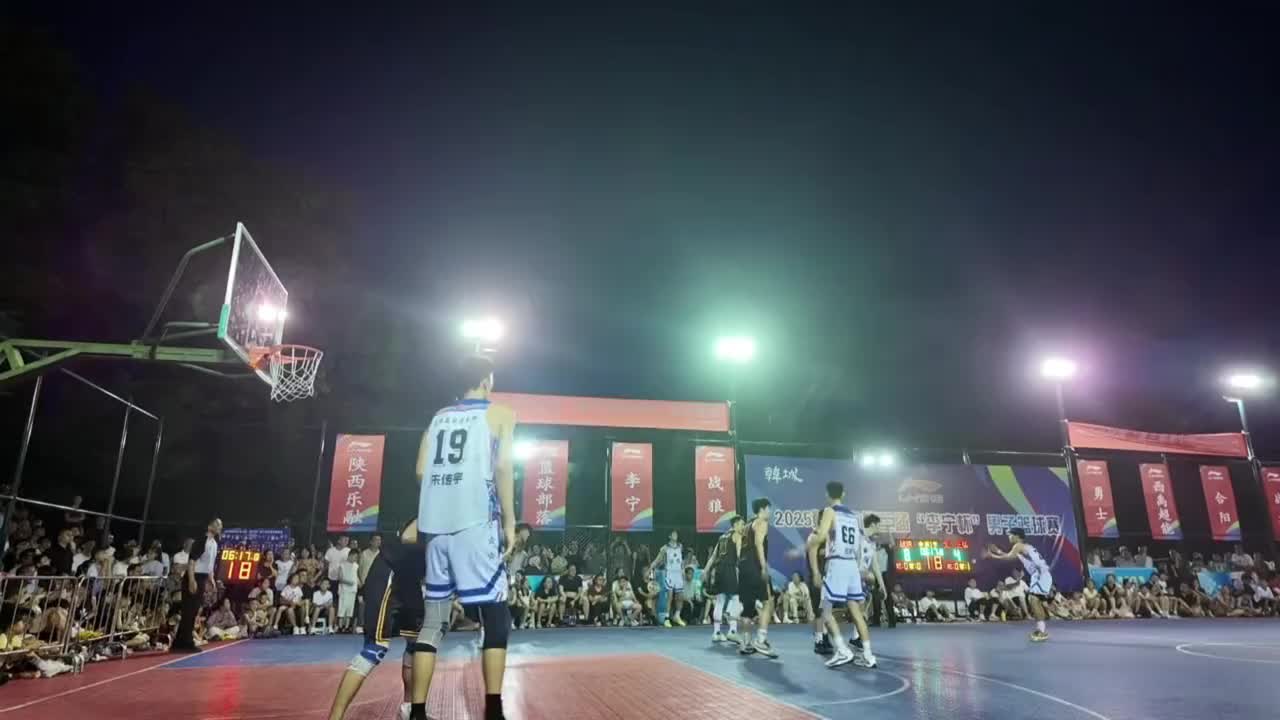前CBA2米26中锋朱传宇打村赛简直就是降维打击???