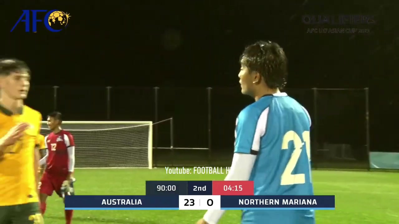 你觉得中国队能进几个？澳大利亚23-0打哭北马里亚纳群岛