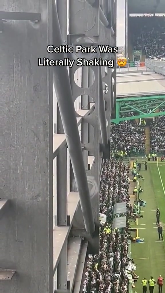 有点危险吧，球迷拍到凯尔特人主场看台钢结构共振