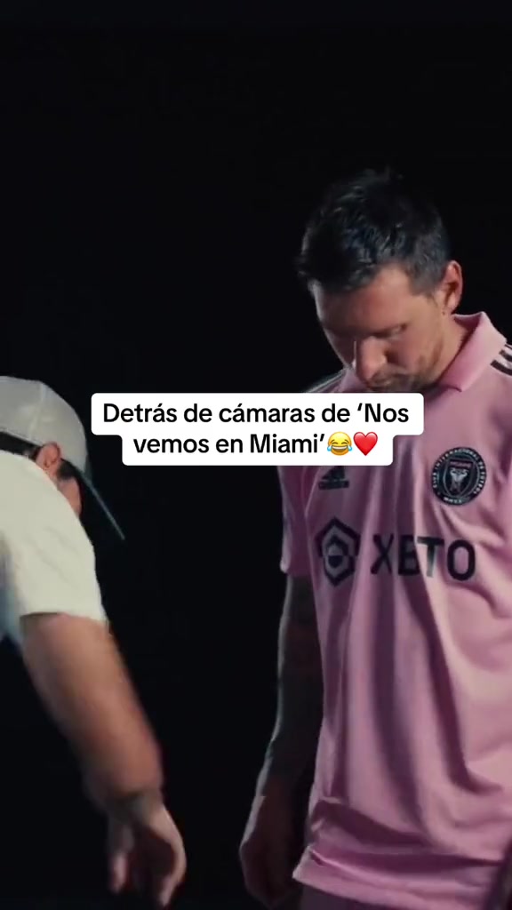 梅西加盟迈阿密国际宣传片拍摄幕后