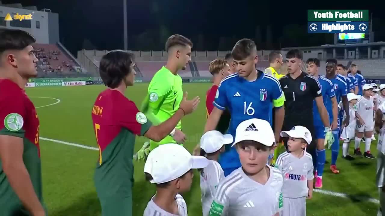 【集锦】U19欧青赛-卡约德头球破门 意大利1-0葡萄牙夺冠