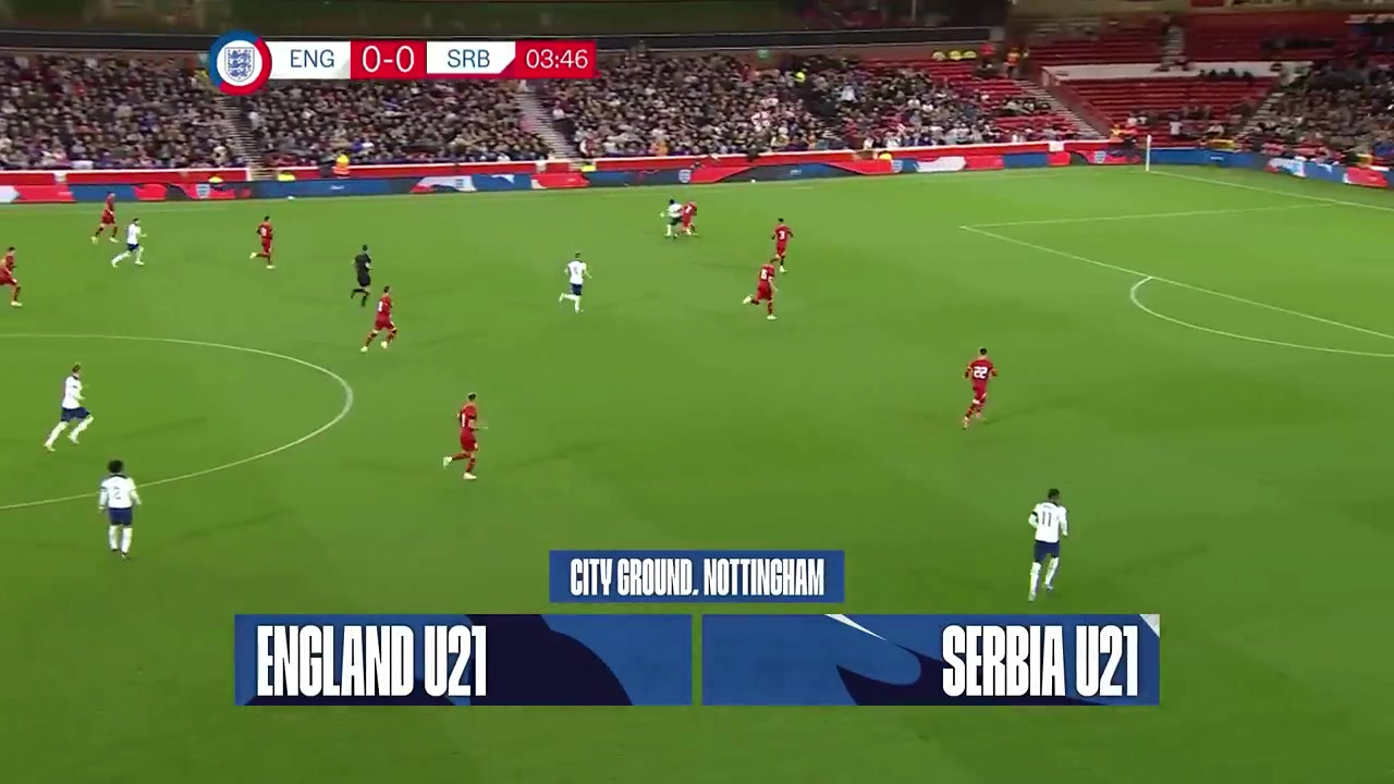 U21欧预赛-埃利奥特马杜埃凯均双响 英格兰9-1狂胜塞尔维亚