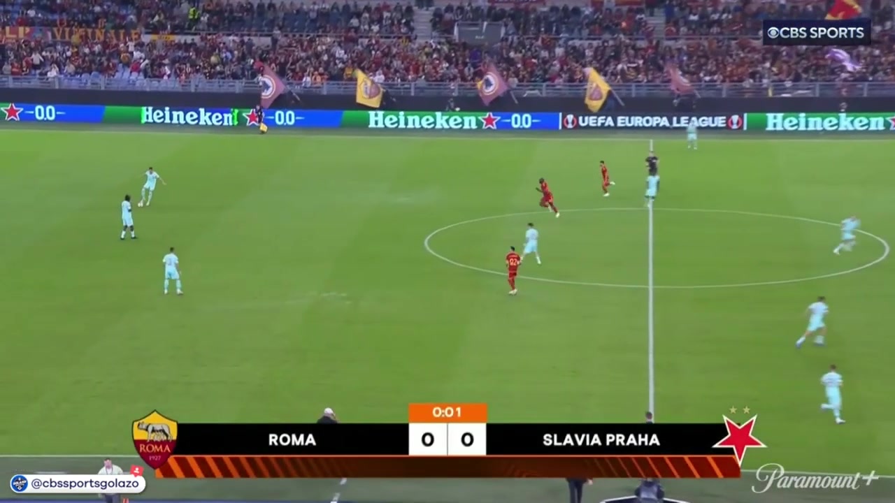 【集锦】欧联杯-卢卡库博维破门沙拉维2助 罗马2-0布拉格斯拉维亚