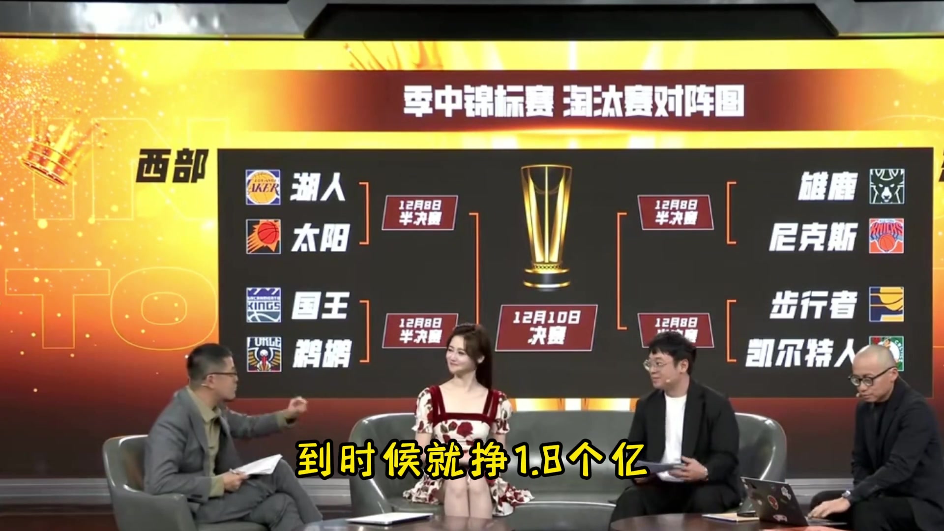 杨毅：季中锦标赛含金量非常高的 球员没轮休都很尊重