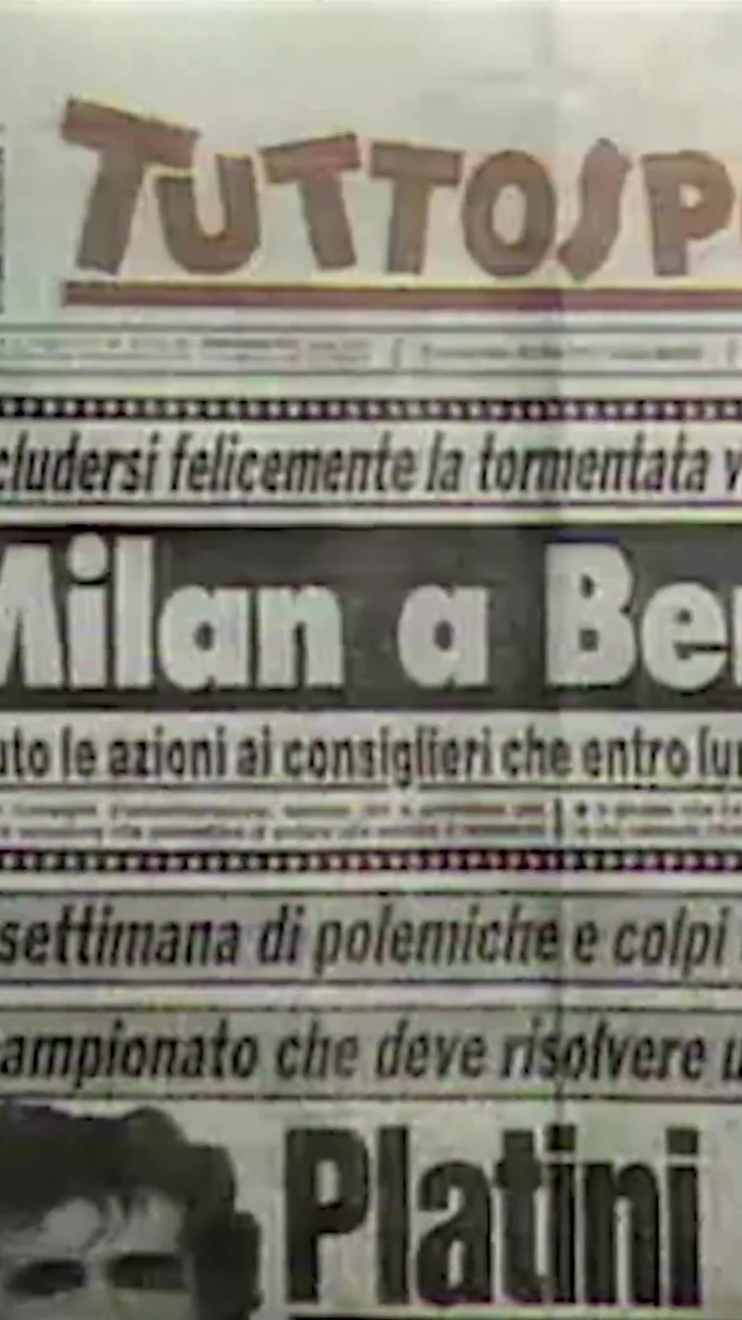 1986年的3月24日，贝卢斯科尼上任米兰主席
